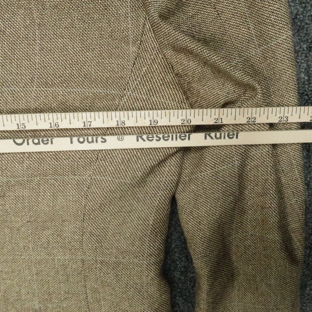 Polo‎ Ralph Lauren Blazer Mens 40R Brown Wool Silk Custom Fit Sport Coat